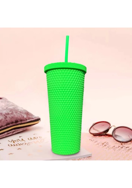 Pembe Su Şişesi Bardak 20 Oz Çivili Su Şişesi Bardak Çift Duvarlı Yeniden Kullanılabilir Bardak Kamp Yürüyüş Seyahat Için Taşınabilir Su Bardağı (Yurt Dışından) indirimleri