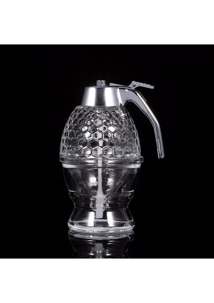 Bal Dağıtıcı Akrilik Bal Dağıtıcı Akrilik Bal Kabı Anti Damlama Arı Balı Sıkma Şişe Bal Kavanoz Dağıtıcı Arı Kovanı Bal Kabı Kepçeli (Yurt Dışından)