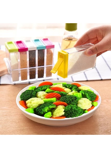 Ordu Yeşil 1 Adet Baharat Kavanoz Baharat Kutusu 6 Adet/takım Mutfak Baharat Depolama Şişe Kavanoz Şeffaf Pp Tuz Biber Kimyon Tozu Kutusu Aracı (Yurt Dışından) modelleri