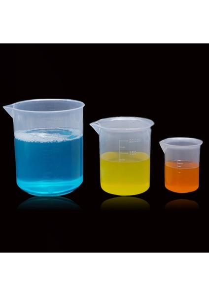 500ML-1 Adet 50/100/150/250/500ML Ölçüm Kabı Premium Şeffaf Mezun Plastik Ölçü Kabı Reçine Su Sürahileri ile Ölçüm (Yurt Dışından)