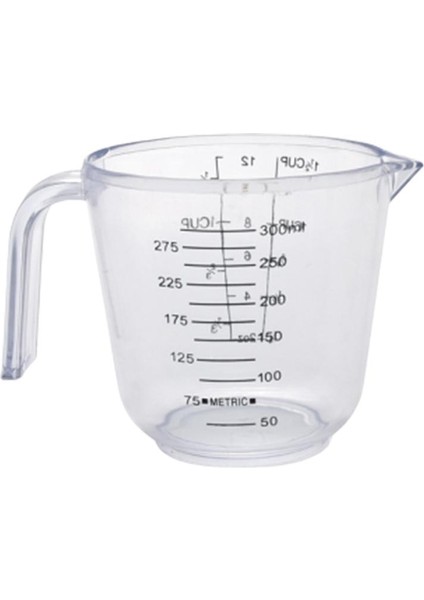 Mavi 600ML Plastik Ölçüm Kabı 150/300/600ML Şeffaf Sıvı Ölçüm Kabı Konteyner Yüksek Kaliteli Mavi (Yurt Dışından)