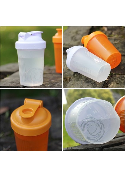 Pembe 400 ml Blender Shaker Şişe Plastik Protein Sallar Şişesi Çırpma Topu ile Sızdırmaz Toz Protein Shaker Spor Salonu Spor Şişe (Yurt Dışından) modelleri
