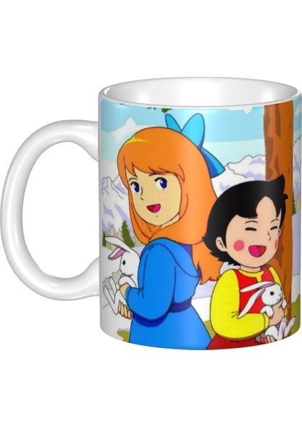 Stil 10 300 ml Alpler Dağ Kızı Mutlu Heidi Kahve Kupa Dıy Özel Seramik Kupa Yaratıcı Mevcut Açık Çalışma Kamp Bardak ve Kupalar (Yurt Dışından)