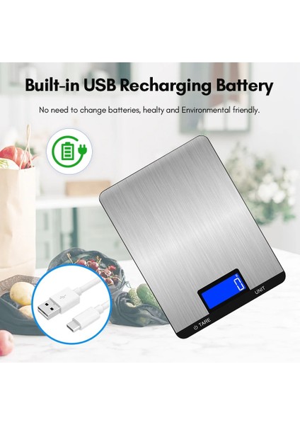 A 5kg 5/10/15 kg Aralığı × Doğruluk 0.1oz Dijital Mutfak Terazisi LED Elektronik Terazi Gıda Dengesi Ölçüm Mutfak Ağırlık Terazileri (Yurt Dışından) indirimleri