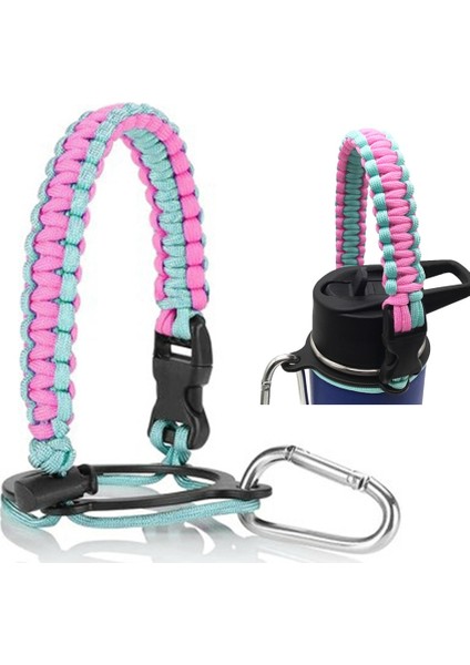 Siyah Su Şişesi Omuz Askısı Su Şişesi Için Omuz Askılı Paracord Sapı 12OZ Ila 64OZ Için Diğer Geniş Ağızlı Şişeler (Yurt Dışından) fırsatları