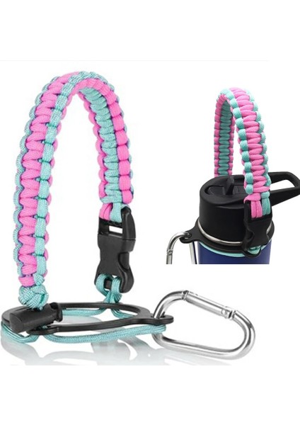 Siyah Su Şişesi Omuz Askısı Su Şişesi Için Omuz Askılı Paracord Sapı 12OZ Ila 64OZ Için Diğer Geniş Ağızlı Şişeler (Yurt Dışından) indirimleri