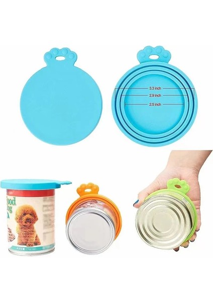 Pembe 3'ü 1 Arada Gıda Sınıfı Konserve Kapağı Pet Tahıl Mühürlü Kapak Silikon Taze Tutma Bardak Kapağı Kase Kapağı Yumuşak Evrensel Mühürlü Depolama (Yurt Dışından) modelleri