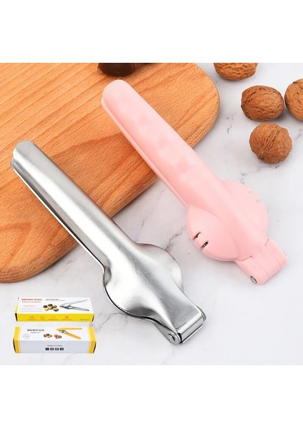 Paslanmaz Kutulu Paslanmaz Çelik Fındık Kraker Hızlı Kestane Klip Ceviz Pense Somun Açacağı Kestane Kesici 2in1 Mutfak Gadget Mutfak Aksesuarları (Yurt Dışından) fırsatları
