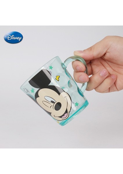 Cf-Kristal Cam 250ML-KUTULU Disney Stitch Mickey Minnie Mouse Karikatür Bardaklar Içecek Suyu Kristal Bardak Anime Figürü Frozen Elsa Gargara Bardak Çocuk Süt Kupa Bardak (Yurt Dışından)