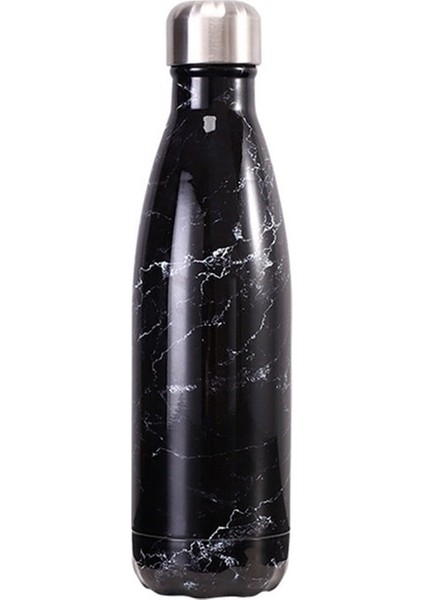 No.5 500 ml Yalıtımlı Paslanmaz Çelik Termos Kupa Spor Su Şişesi Kızlar Için Yıldızlı Gökyüzü Yüzey Termos Kahve Fincan Şişesi (Yurt Dışından)