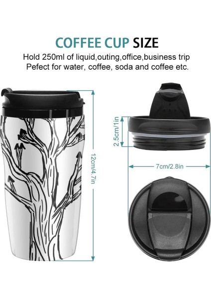 350ML Yeni Into The Woods: Kimse Yalnız Değil Ağaç Seyahat Kahve Kupa Nespresso Fincan Termo Kahve Kupa (Yurt Dışından)