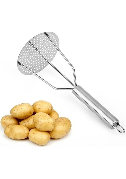 1 Adet Mutfak Gadget Yaratıcı Çamur Basın Ezici Püre Suyu Makinesi Paslanmaz Çelik Patates Kırıcı Itici Meyve Araçları Cocina Cozinha (Yurt Dışından)
