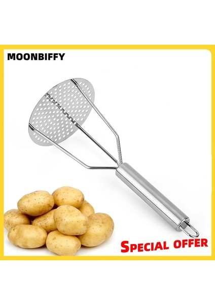 1 Adet Mutfak Gadget Yaratıcı Çamur Basın Ezici Püre Suyu Makinesi Paslanmaz Çelik Patates Kırıcı Itici Meyve Araçları Cocina Cozinha (Yurt Dışından) fırsatları