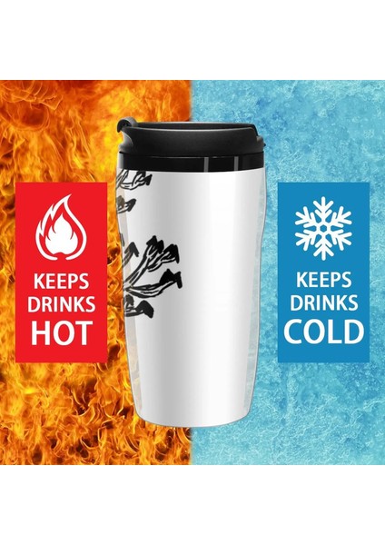 350ML Yeni Into The Woods: Kimse Yalnız Değil Ağaç Seyahat Kahve Kupa Nespresso Fincan Termo Kahve Kupa (Yurt Dışından)