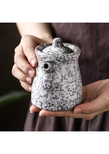 K-1 Adet Japon Seramik Baharat Pot Iki Parçalı Set Soya Sos Tenceresi Sirke Şişesi Basit Mutfak Malzemeleri Baharat Yağı Tuz Kutusu Tek (Yurt Dışından)