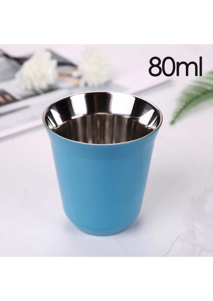 Gök Mavisi <50ML 80ML="" Espresso="" Kupalar="" 304="" Paslanmaz="" Çelik="" Kahve="" Fincanları="" Küçük="" Kapasiteli="" Yalıtım="" Türk="" Çevre="" DOSTU=""></50ML> (Yurt Dışından)