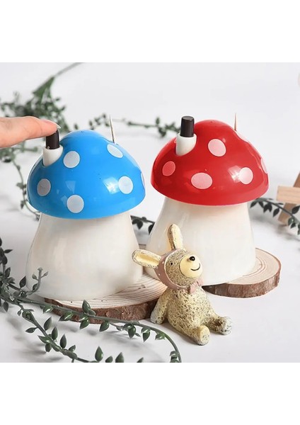 Mavi Ev Şekilli Renk Moda Güzel Taşınabilir Yaratıcı Kürdan Kutusu Otomatik Kürdan Tutucu (Yurt Dışından)