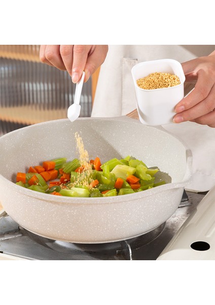 Sarı 4 Izgaralar Baharat Kutusu Baharat Kavanoz Mutfak Organizatör ve Depolama Baharat Kavanozları Tuz ve Biber Çalkalayıcılar Konteyner Baharat Konteyner Seti (Yurt Dışından) indirimleri