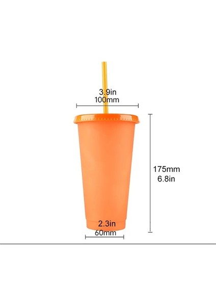 710 ml Elmas Radyant Saman Kapaklı Bardak 710 ml Kişiselleştirilmiş Soğuk Su Bardağı Samanlı Bardak Çift Katmanlı Plastik Durian Kahve Kupa (Yurt Dışından)