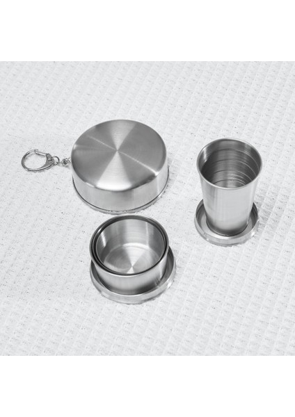 150 ml Paslanmaz Çelik Teleskopik Kahve Şarap Bardağı Katlanabilir Katlanır Bardak Açık Kamp Seyahat Yürüyüş Dable 75 ML/150 ML/250 ml (Yurt Dışından)