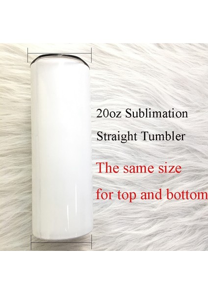 20OZ Beyaz Boş Süblimasyon Tumbler 20OZ Paslanmaz Çelik Mühürlü Kapaklı ve Samanlı Su Şişesi Çevre Dostu Taşınabilir Araba Bardak (Yurt Dışından) fırsatları
