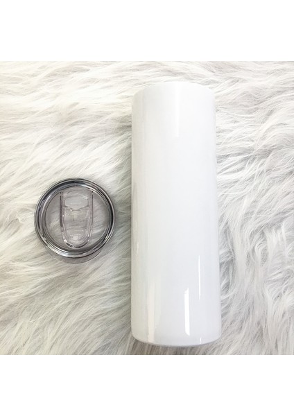 20OZ Beyaz Boş Süblimasyon Tumbler 20OZ Paslanmaz Çelik Mühürlü Kapaklı ve Samanlı Su Şişesi Çevre Dostu Taşınabilir Araba Bardak (Yurt Dışından) indirimleri