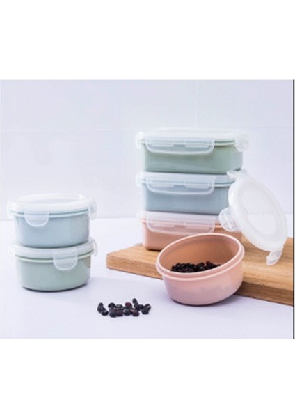 Kare-Yeşil 280 ml Plastik Öğle Yemeği Kutusu Bento Kutusu Sebze Meyve Salatası Taze Tutma Kapaklı Kase Mühür Sızdırmaz Kamp Piknik Gıda Saklama Kutusu (Yurt Dışından) fırsatları