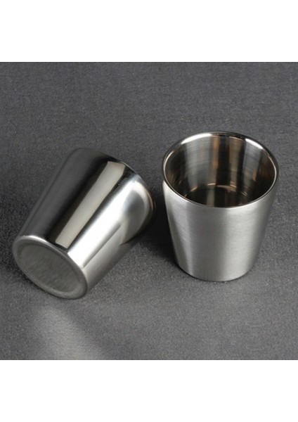 201 175 ml 1 Çift Duvar Kahve Şarap Bira Paslanmaz Çelik Kupalar Bardak Tumbler Bar Drinkware (Yurt Dışından) fiyatları