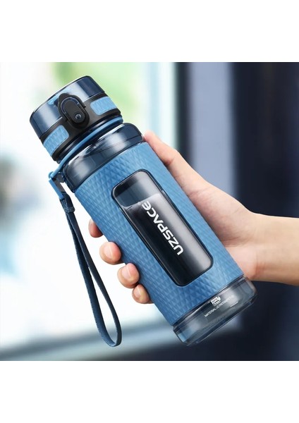Vine Cyan 800 ml Uzspace Spor Su Şişeleri Spor Salonu Sızdırmaz Damla Geçirmez Taşınabilir Çalkalayıcı Açık Seyahat Su Isıtıcısı Plastik Içecek Su Şişesi Bpa Ücretsiz (Yurt Dışından) modelleri