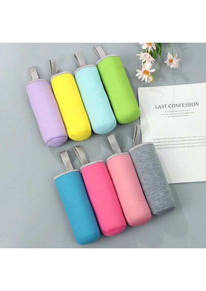 Pembe 550 ml Taşınabilir Neopren Vakum Bardak Kol Su Şişesi Kapağı Yalıtkan Kol Çantası Cam Şişe Kutusu Kılıfı Spor Aksesuarları (Yurt Dışından)