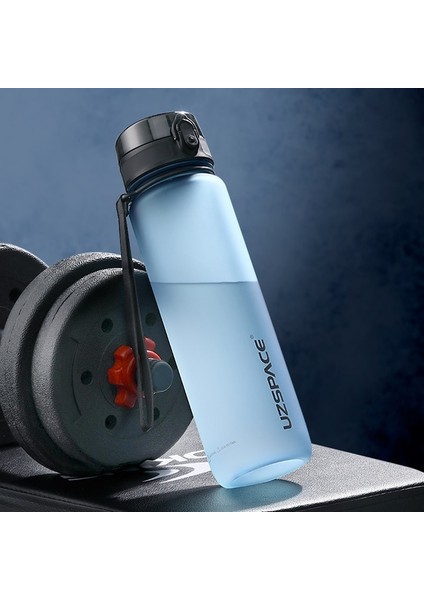 Glacier Mavi 800ML Yüksek Kaliteli Su Şişesi 500ML 1000ML Bpa Free Sızdırmaz Taşınabilir Içecek Şişeleri Spor Salonu Çevre Dostu (Yurt Dışından)