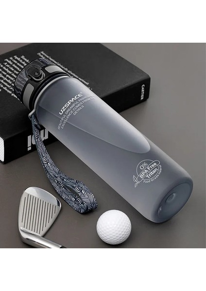 Glacier Mavi 800ML Yüksek Kaliteli Su Şişesi 500ML 1000ML Bpa Free Sızdırmaz Taşınabilir Içecek Şişeleri Spor Salonu Çevre Dostu (Yurt Dışından)