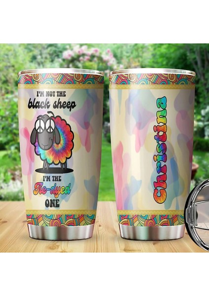 Stil 4 Sevimli Koyun Paslanmaz Çelik Tumbler, Hayvanlar Lover Hediyeler Vakum Yalıtımlı Paslanmaz Çelik Şişe, Sıcak Soğuk, Çift Duvarlı Bardak (Yurt Dışından) fırsatları