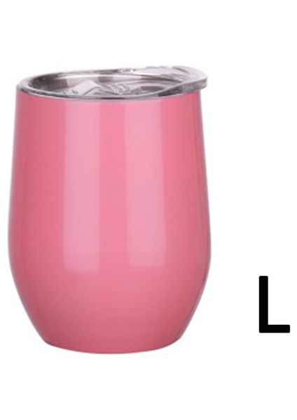 L 12OZ 12OZ Paslanmaz Çelik Şarap Bardağı Mühürlü Kapaklı Vakum Termo Bira Kupa Bardak Şampanya Parti Nedime Mezuniyet Hediyesi (Yurt Dışından) fiyatları