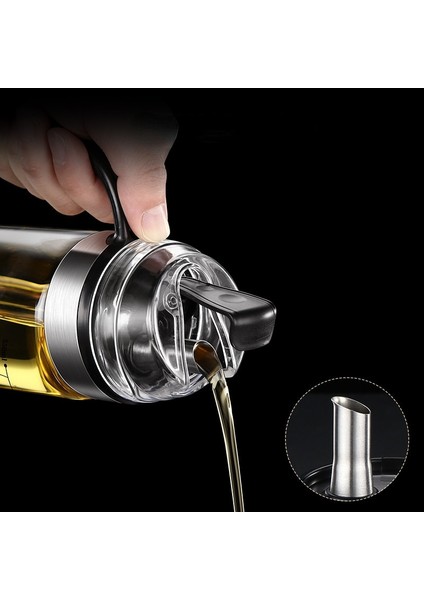 650ML Otomatik Açılıp Kapanan Cam Yağ Tenekesi Yağ Şişesi, Baharat Şişesi, Sızdırmaz, Ölçülü Yağ Tenekesi, Sirke Kabı, Mutfak Yardımcısı (Yurt Dışından) modelleri