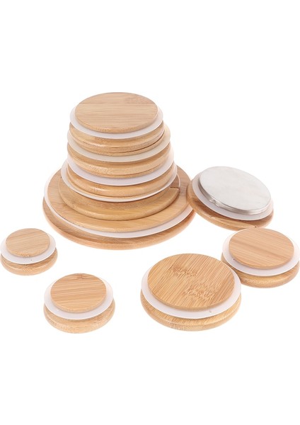 80MM 1 Adet Bambu Cam Turşu Kavanozu Depolama Konserve Kapakları Içme Bardağı Kapakları Yeniden Kullanılabilir Conta Halkası Çam Ahşap Kapaklı Cam Kavanozlar Için Seramik Kupa (Yurt Dışından)
