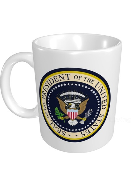 Navy-1 301-400 ml Amerika Birleşik Devletleri Başkanı Mühür Kahve Kupa Komik Seramik Bardaklar Ofis Çay Kakao Bardağı Ev Mutfak Dekoru Benzersiz Hediye (Yurt Dışından) fiyatları