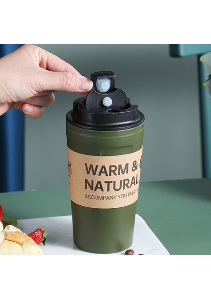 Rastgele Renk 420ML 420ML Yaratıcı Plastik Kupalar Kahve Içecek Çay Sızdırmaz Su Bardağı Kapaklı Su Bardağı Uygun Taşıma Öğrenci Rahat Fincan (Yurt Dışından) fırsatları