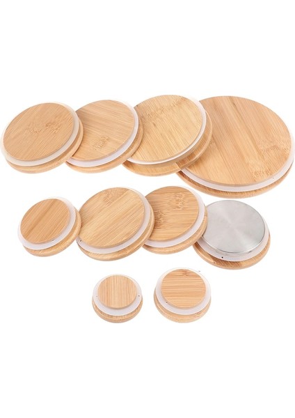 150MM 1 Adet Bambu Kapaklı Yeniden Kullanılabilir Kavanoz Konserve Kapakları Sızdırmaz Sızdırmazlık Ahşap Kapaklar Içme Kavanoz Malzemeleri (Yurt Dışından) fiyatları