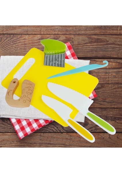 19 Adet 18 Adet Çocuk Mutfak Kesici Seti Ahşap Yürümeye Başlayan Güvenlik Kesiciler Yeniden Kullanılabilir Meyve Sebze Kesici Seti Tırtıklı Kesme Kenarları (Yurt Dışından) modelleri