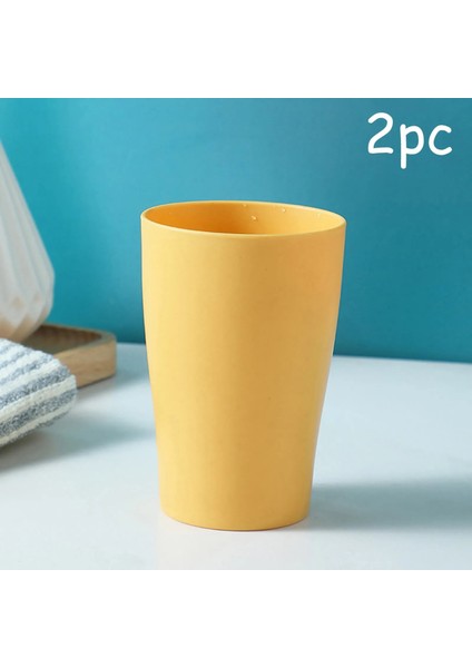 Kırmızı 2 Pc Pp Plastik Bardaklar Gargara Bardak Soğuk Su Bardakları Çocuk Sofra Bardak Seti Lokanta Kupalar Kahve Için Kalın Çift Katmanlı Kalp Fincan (Yurt Dışından)