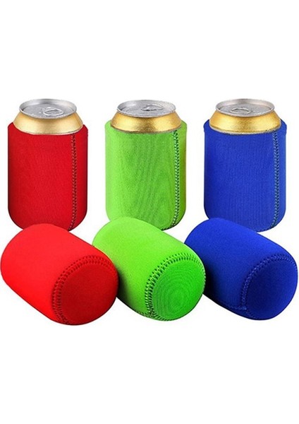 Wt 6 Adet Bira Kutusu Soğutucu/kollu Yumuşak Yalıtımlı Yeniden Kullanılabilir Tutucu Su Soda Şişesi Kamp (Yurt Dışından)