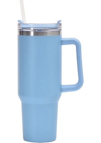 Pembe 401-500 ml 1 Adet 40 Oz Tumbler Saplı Paslanmaz Çelik Yalıtımlı Bardak Sıcak ve Soğuk Içecekler Için Seyahat Kahve Kupa (Yurt Dışından) fiyatları