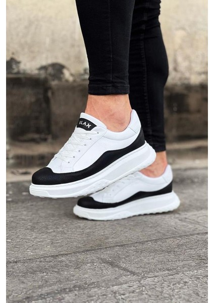 Wagoon WG507 Beyaz Siyah Beyaz Erkek Ayakkabı modelleri