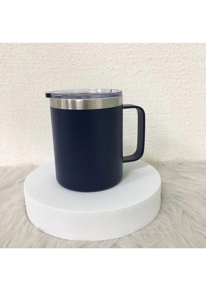 N 12 Oz Yaratıcı Kupa 12 Oz Kolu Fincan Çocuk Süt Bardak 304 Paslanmaz Çelik Tumbler Ofis Kahve Kupaları Noel Partisi Malzemeleri (Yurt Dışından)