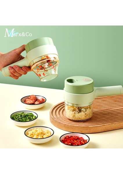 Yükseltme Kesici El Elektrikli Sebze Kesici Seti Mutfak Çok Fonksiyonlu Sarımsak Kıyıcı Kıyma Makinesi USB Şarj ile Gıda Ezici Dilimleme (Yurt Dışından) fiyatları