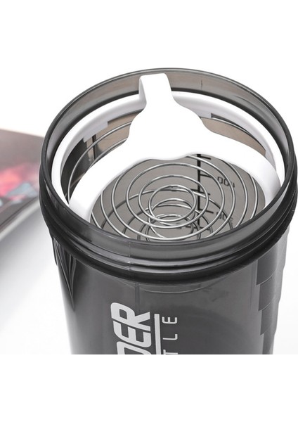 Beyaz Taşınabilir Protein Tozu Çalkalayıcı Ev Spor ve Fitness Shake Fincan 3 Katmanlı 550 ml Kupa Hap Kutusu ile Masa Dekoratif Hediye Bardak (Yurt Dışından) indirimleri