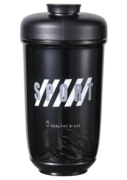 Yeşil 590 ml Taşınabilir Protein Tozu Çalkalayıcı Şişe Spor Salonu Fitness Eğitimi Için Sızdırmaz Su Şişesi Spor Şişe Plastik Shake Fincan Karıştırma Fincan (Yurt Dışından) modelleri