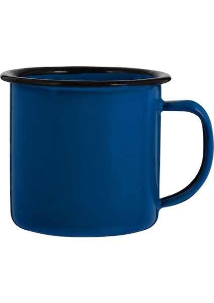 Mavi 7X7X6 cm Vintage Demir Küçük Tass Tencere Kupa Su Bardağı Drinkware Kamp Kulplu Bardaklar Ev Restoran Için Anti-Haşlanma Kupa (Yurt Dışından)