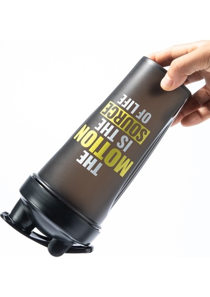 Siyah 600ML 400-600ML Gıanxı Shaker Şişeleri Spor Salonu Spor Protein Tozu Karıştırma Şişesi Açık Taşınabilir Sızdırmaz Plastik Bardak Drinkware (Yurt Dışından) modelleri